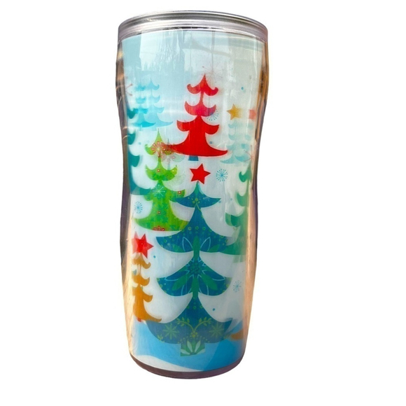 Starbucks 2006 Holiday 3D Tree Insulated Tumbler - Picture 1 of 6